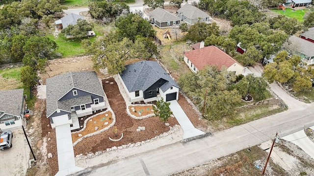 birds eye view of property featuring a residential view