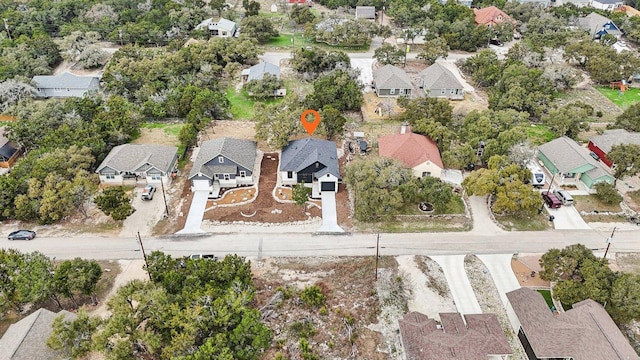 aerial view featuring a residential view