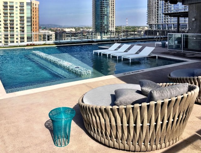 view of community pool