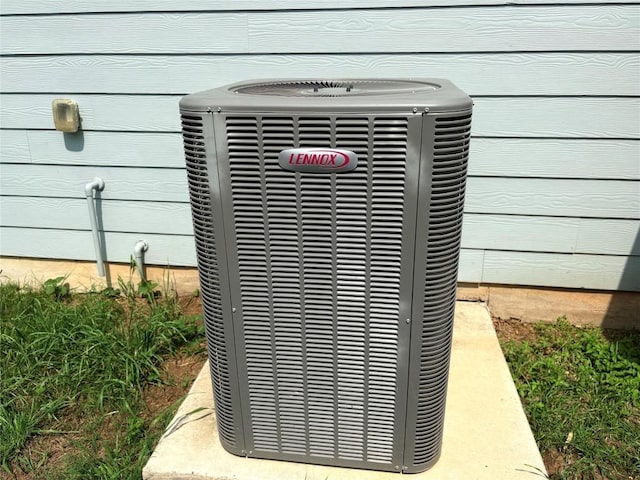 details featuring central air condition unit