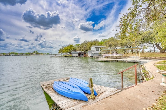 1833 Highland Dr, Marble Falls, TX 78654 - dock area with a water view