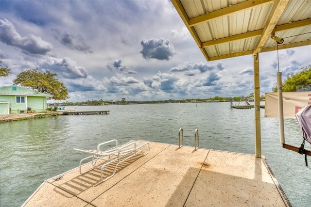 1833 Highland Dr, Marble Falls, TX 78654 - view of dock featuring a water view