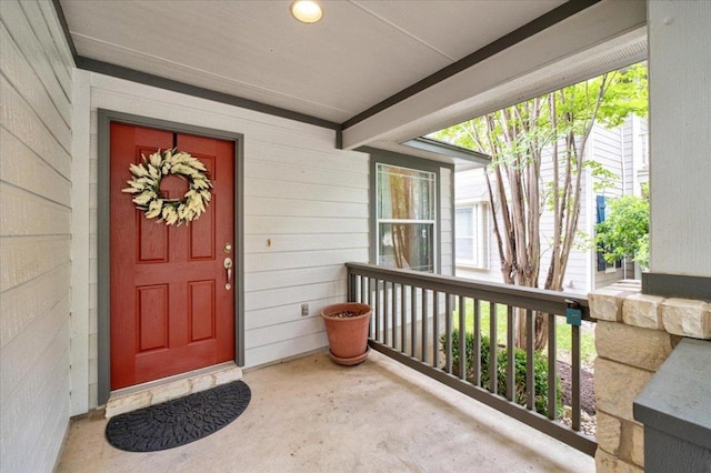 231 Skinner, Kyle, TX 78640 - view of exterior entry featuring covered porch