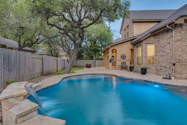 2600 Dalea St, Round Rock, TX 78681 - view of swimming pool featuring a fenced backyard, a patio area, and a fenced in pool