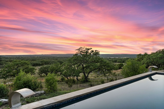 101 Durango Dr, Johnson City, TX 78636 - view of balcony at dusk