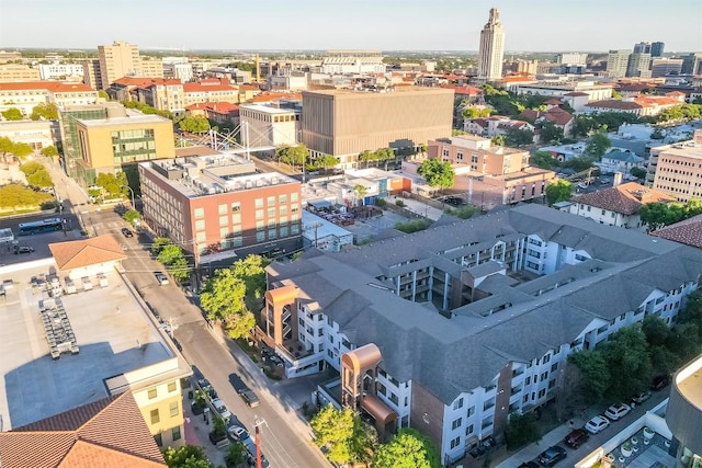 aerial view featuring a view of city