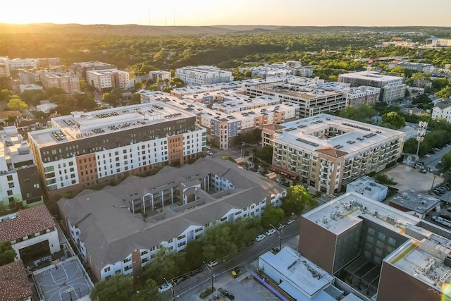 501 W 26th St Unit 312, Austin, TX 78705 - aerial view at dusk