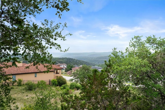view of mountain feature