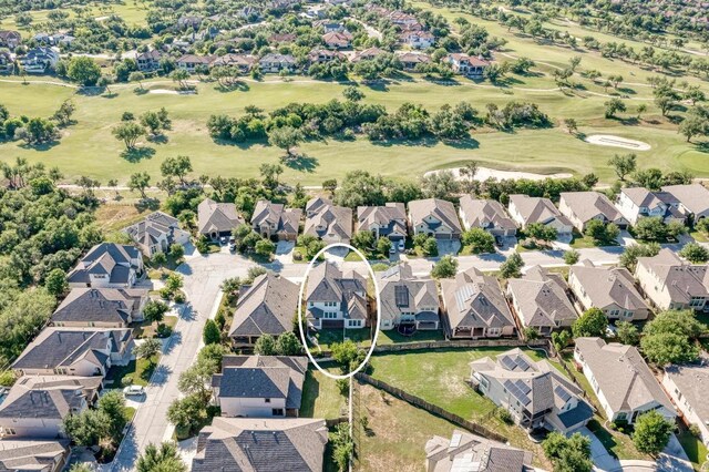 3909 Vinalopo Dr, Austin, TX 78738 - aerial perspective of suburban area with a golf club