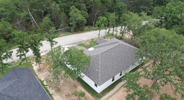 128 Heleakala Dr, Bastrop, TX 78602 - aerial view with a view of trees