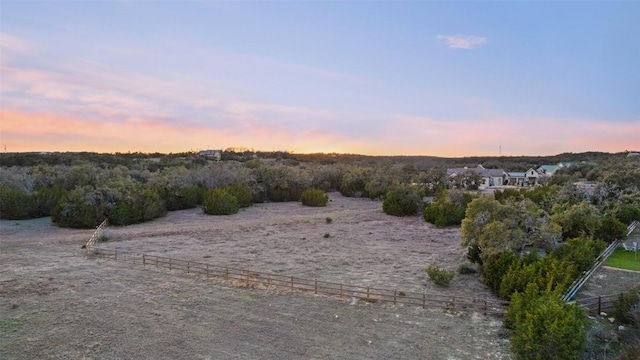view of nature with a rural view