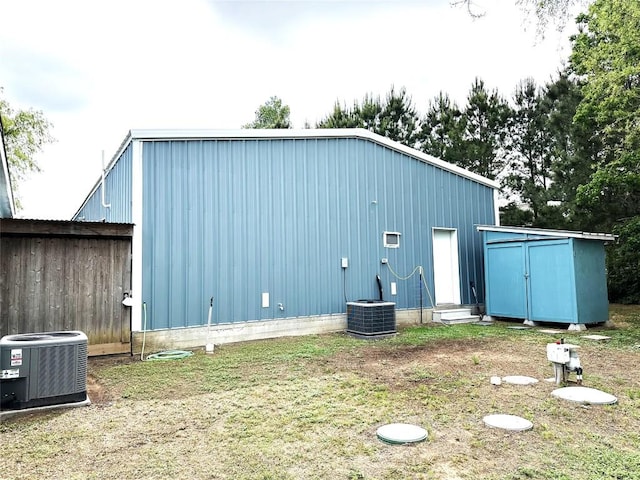 103 Bonham Ln, Paige, TX 78659 - view of shed with central AC