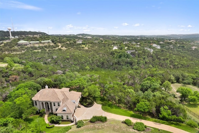7800 Aspen Highlands Dr, Austin, TX 78746 - view of subject property featuring a heavily wooded area
