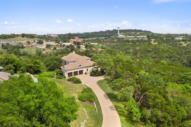 7800 Aspen Highlands Dr, Austin, TX 78746 - drone / aerial view