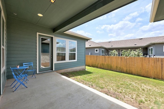 7901 Donnelley Dr, Austin, TX 78744 - view of patio featuring fence