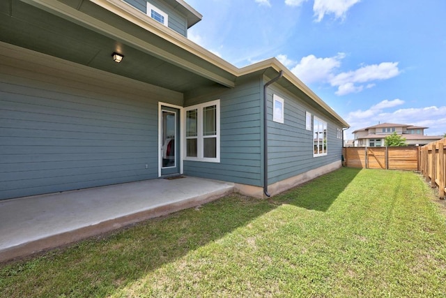 7901 Donnelley Dr, Austin, TX 78744 - exterior space with a yard, a patio area, and fence