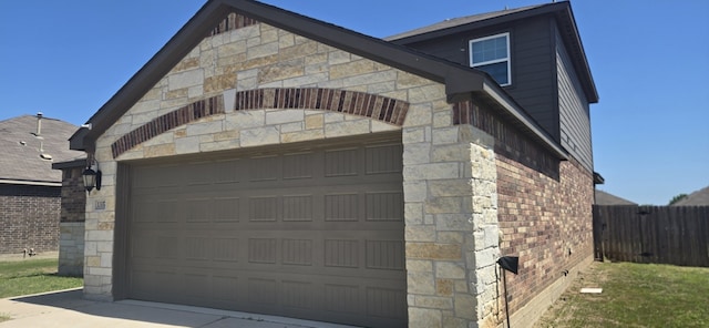 1337 Violet Ln, Kyle, TX 78640 - garage with concrete driveway