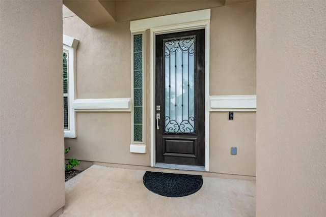 1728 Siena Sunset Rd, Leander, TX 78641 - property entrance featuring stucco siding