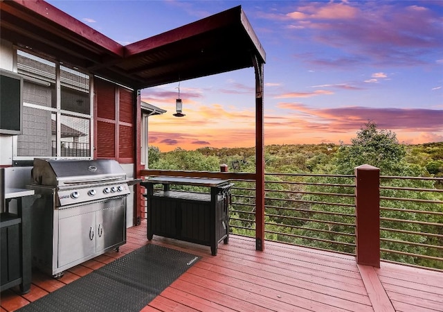611 N Cuernavaca Dr Unit 301, Austin, TX 78733 - wooden deck featuring grilling area