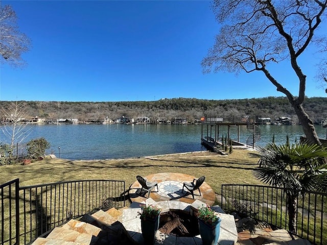 3113 Ski Shores Ter, Austin, TX 78730 - water view with a dock