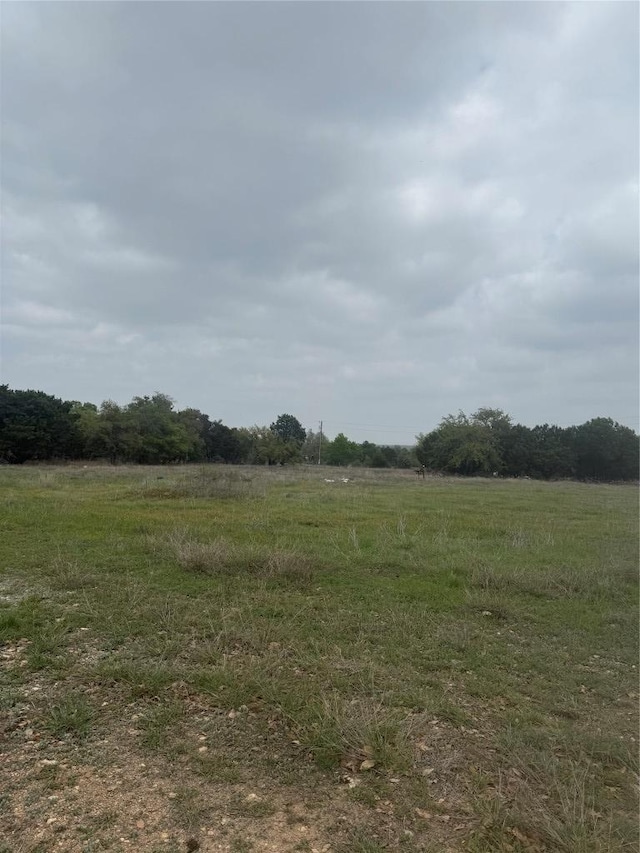 view of landscape featuring a rural view