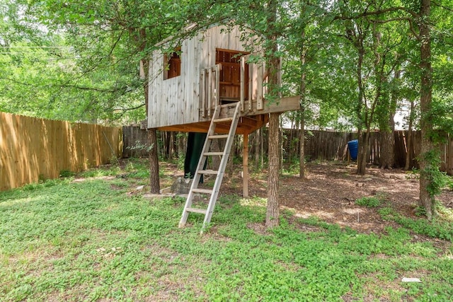 1405 Cometa St, Austin, TX 78721 - view of play area with a fenced backyard