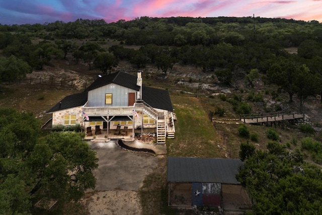 3487 Rust, Spring Branch, TX 78070 - view from above of property