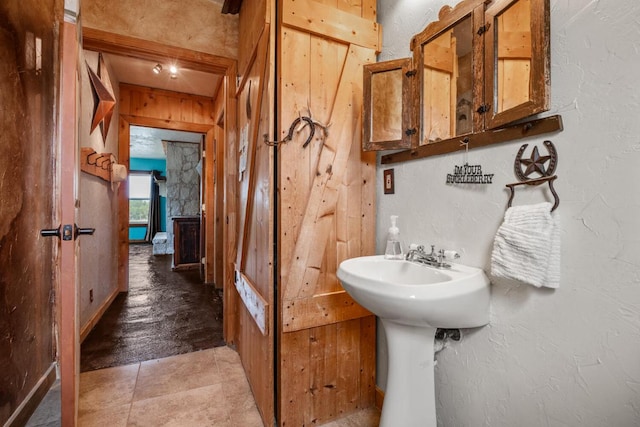 bathroom with a sink