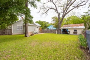 128 E Cedar St, La Grange, TX 78945 - view of yard featuring a fenced backyard