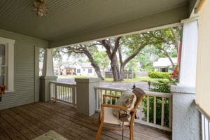 128 E Cedar St, La Grange, TX 78945 - deck with a porch