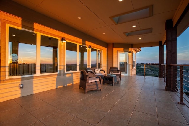 3207 Crystal Falls Pkwy, Leander, TX 78641 - view of patio featuring outdoor lounge area and a balcony