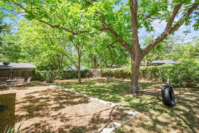 4606 S 2nd St, Austin, TX 78745 - view of yard with a patio area