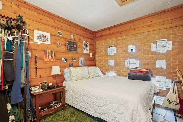 4606 S 2nd St, Austin, TX 78745 - bedroom with wooden walls