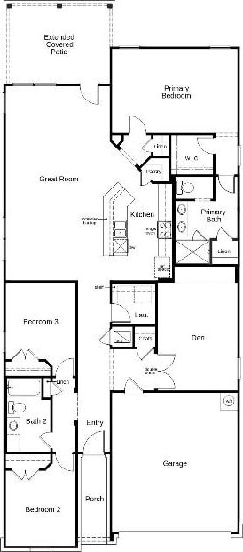 109 Coastal Way, Georgetown, TX 78628 - property floor plan