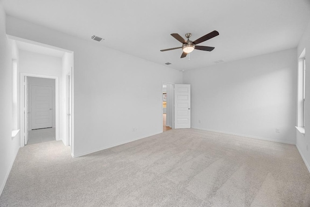 109 Coastal Way, Georgetown, TX 78628 - unfurnished bedroom with carpet floors, a ceiling fan, and baseboards