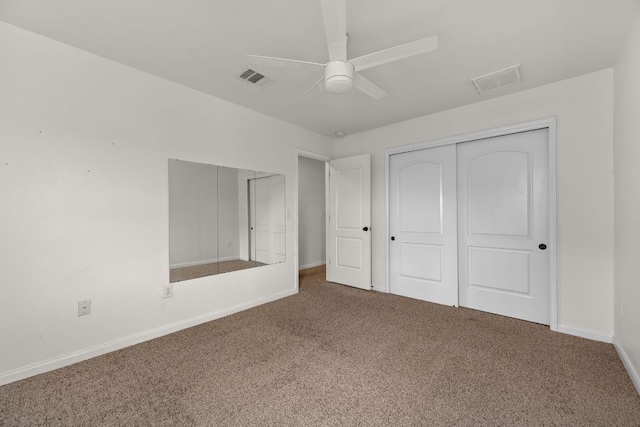 117 Rock Mill Loop, Georgetown, TX 78626 - unfurnished bedroom featuring carpet, baseboards, a closet, and ceiling fan