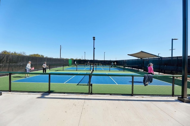 112 Hill Country Dr, Georgetown, TX 78633 - view of tennis court with fence