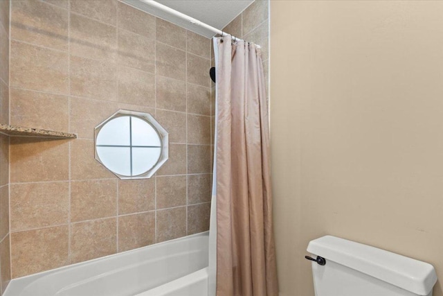 10910 Chestnut Ridge Rd, Austin, TX 78726 - bathroom featuring toilet and shower / tub combo