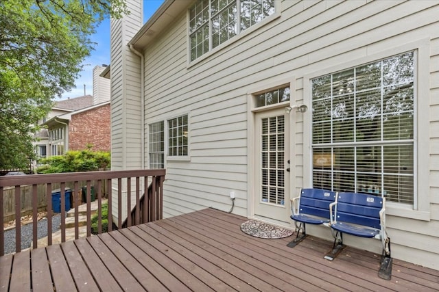 view of deck