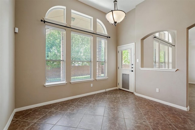 2213 Settlers Park Loop, Round Rock, TX 78665 - tiled entrance foyer with plenty of natural light and a high ceiling