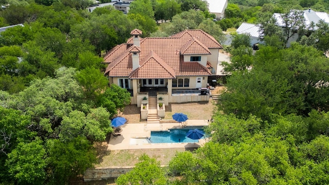 aerial view