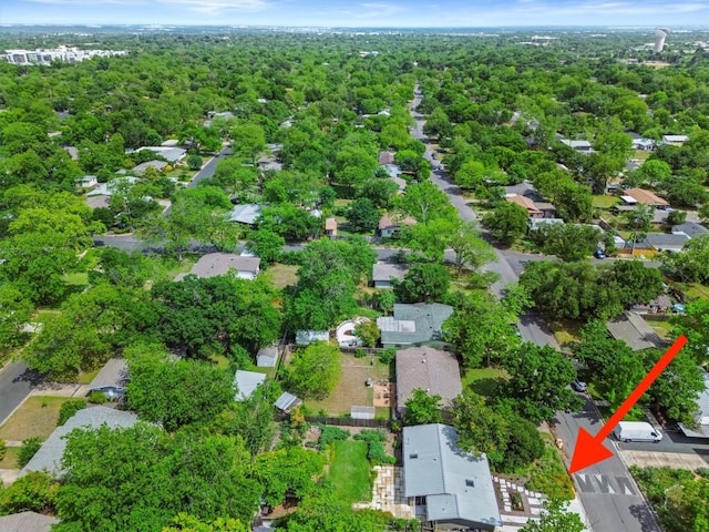 aerial view