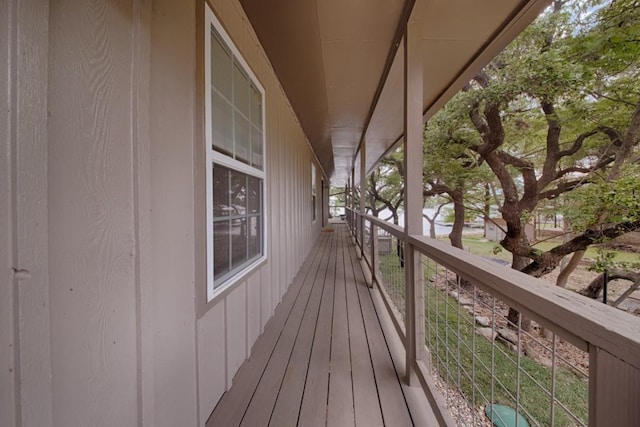 view of deck