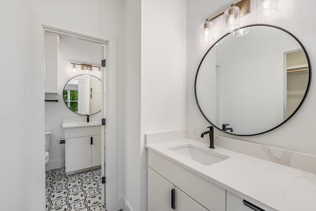 1105 Lipan Trl, Austin, TX 78733 - bathroom with vanity and toilet