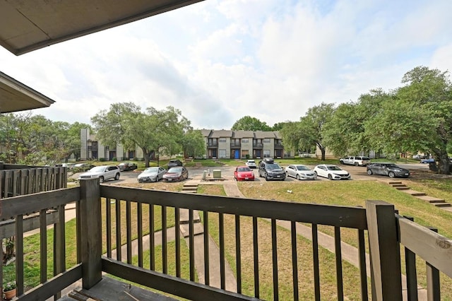 1815 River Crossing Cir Unit A, Austin, TX 78741 - balcony with a residential view