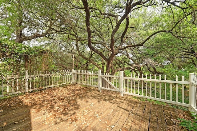 1815 River Crossing Cir Unit A, Austin, TX 78741 - view of wooden terrace