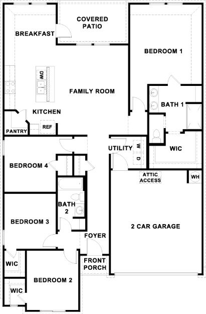 211 Morett Dr, Uhland, TX 78640 - floor plan