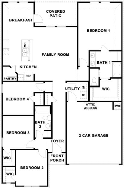 211 Morett Dr, Uhland, TX 78640 - floor plan