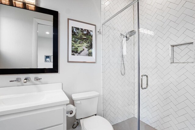 504 Loyal June Trl, Leander, TX 78641 - full bath featuring vanity and a shower stall