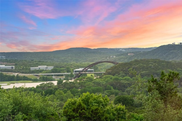 5926 N W Pl, Austin, TX 78731 - mountain view with a heavily wooded area and a nearby body of water